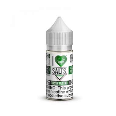 I Love Salts Classic Menthol Salt Liquid 30ml